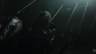 A still of some hostages in the trailer | Image via Marvel Entertainment